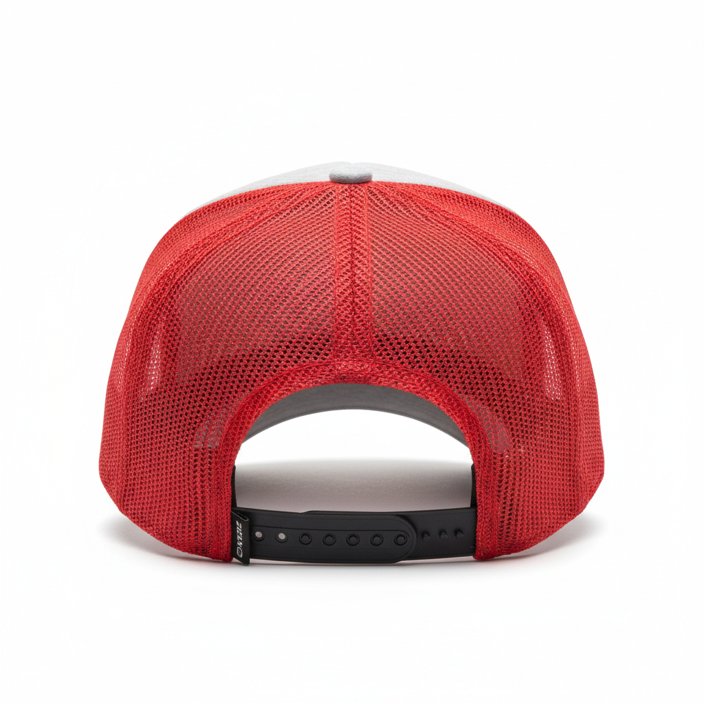 Black/Heather Grey/Red - Back