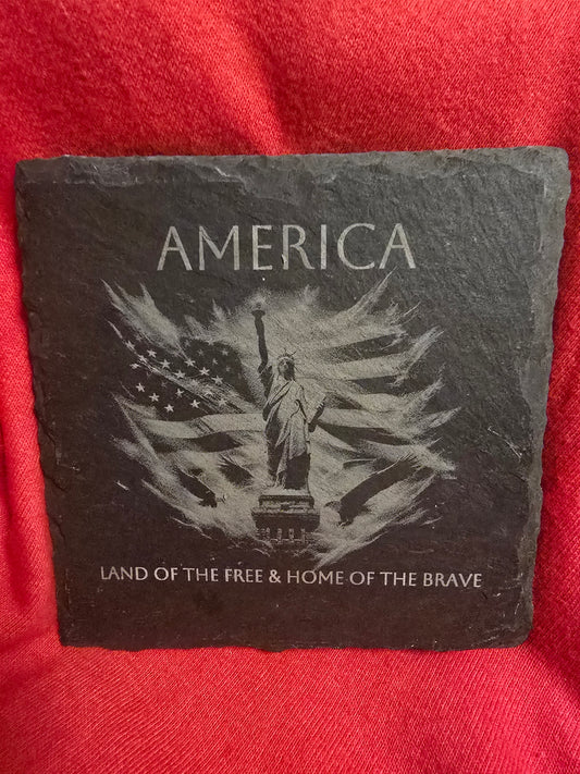 America Coasters - Set of 4