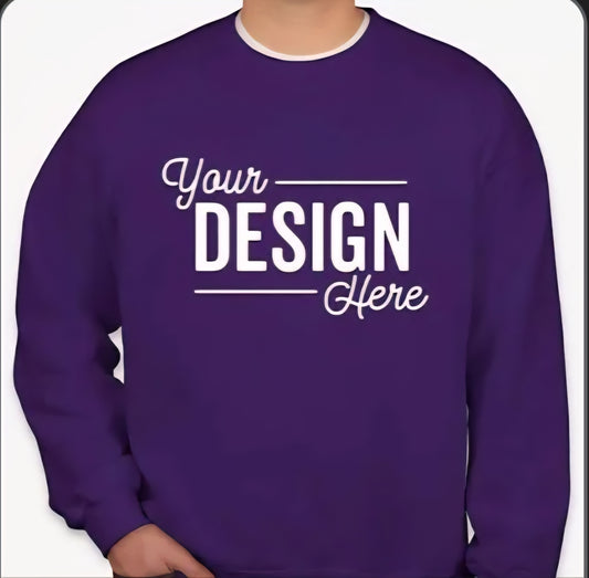 Gildan Long Sleeve Sweatshirt Unisex-S/M/L/XL/2XL/3XL/4XL/5XL