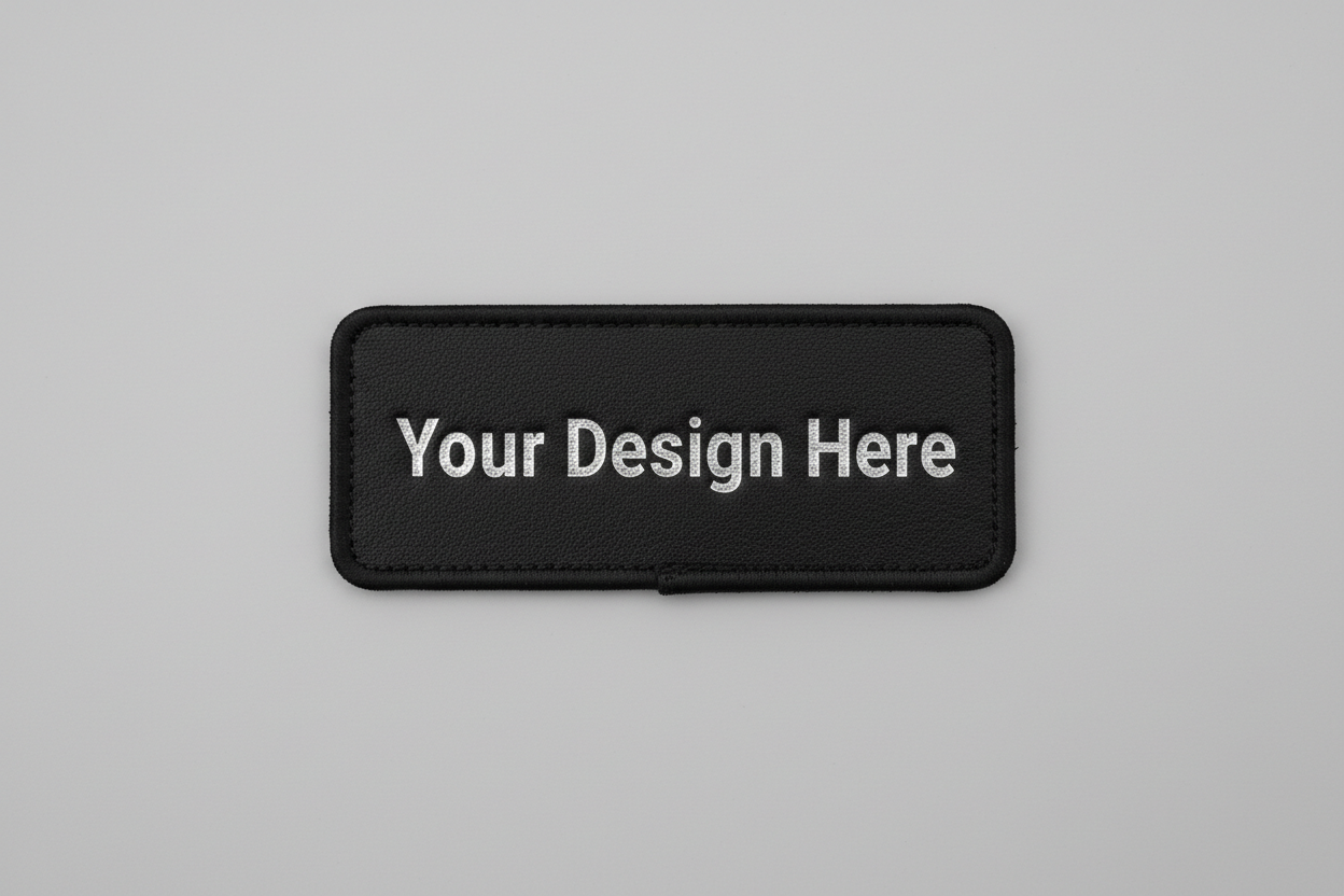 Black/Silver 2x3 Rectangle - Light Grey BG