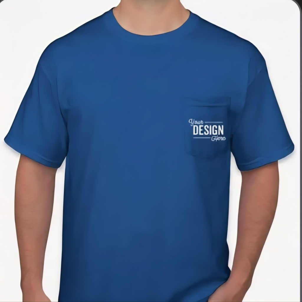 Blue Pocket T-Shirt