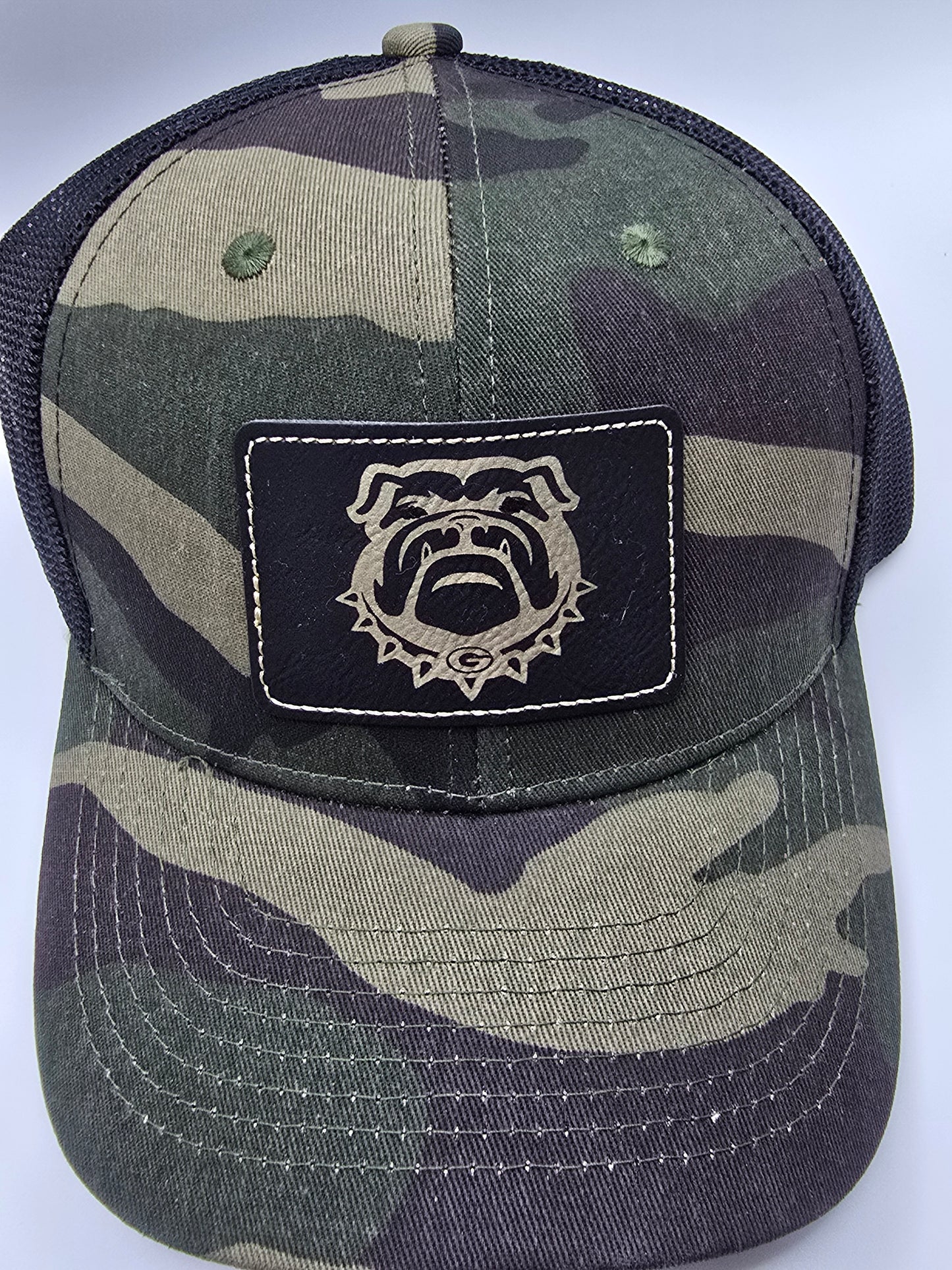 Bulldog Green Camo Cap