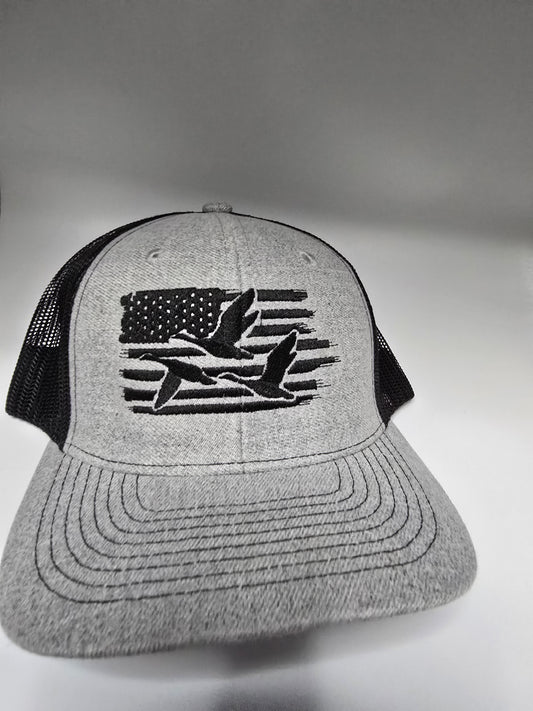 Duck Hunter Cap - American Flag Design