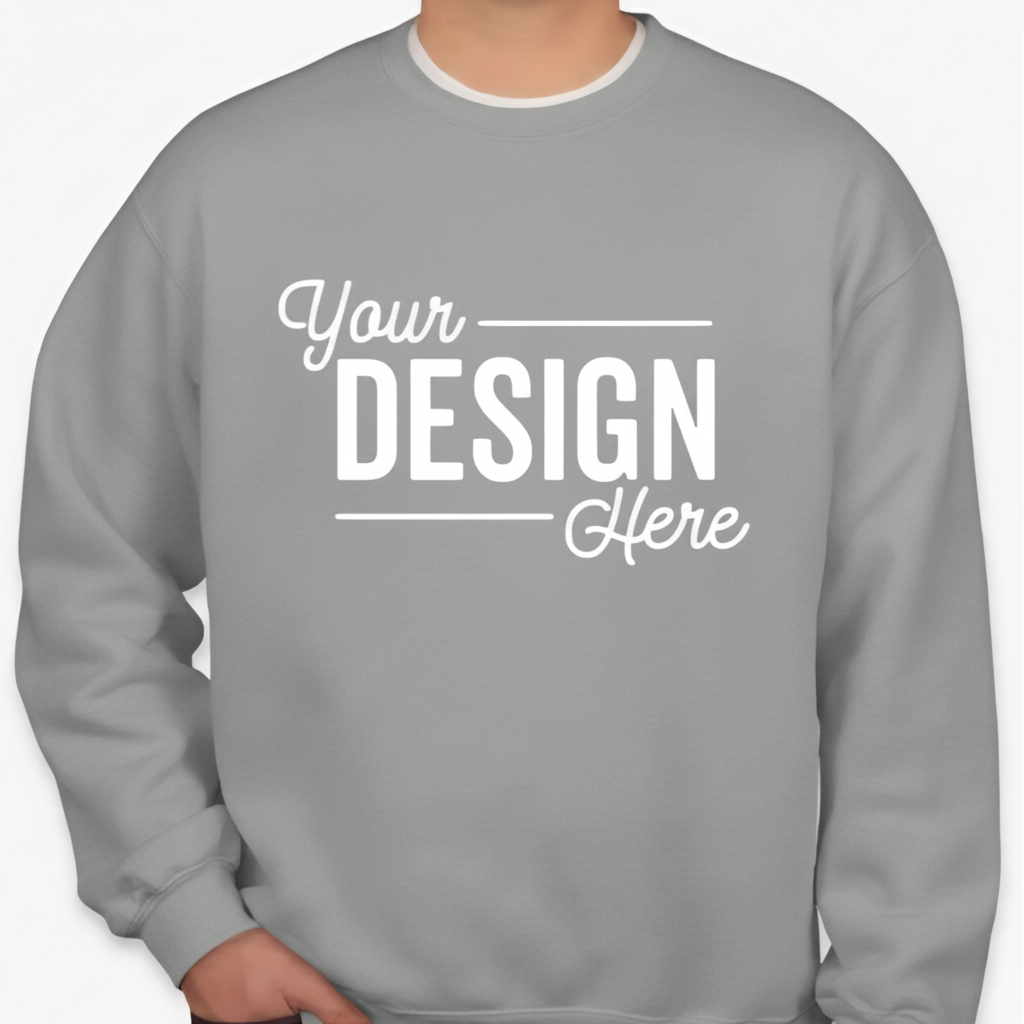 Gray Long Sleeve Sweatshirt