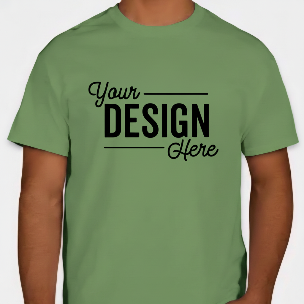 Green T-Shirt - Matching Sweatshirt Color