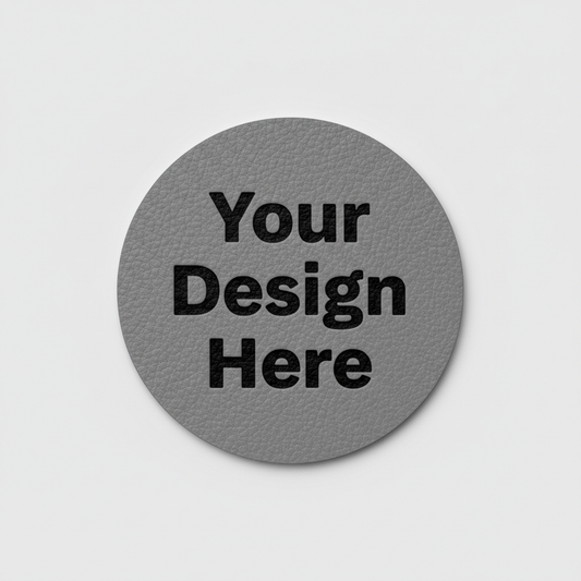 Grey/Black 2.5" Round - Light Grey BG