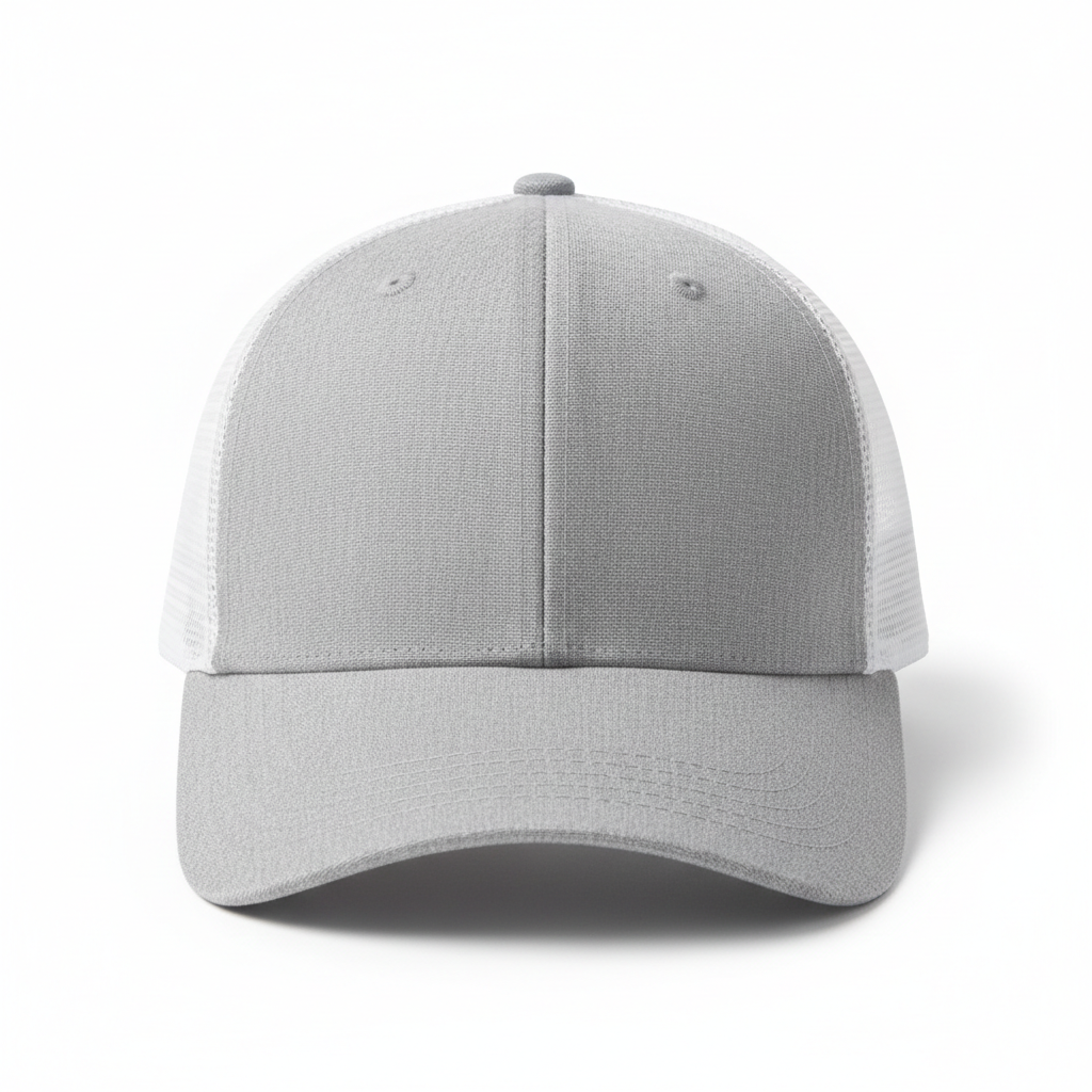 Heather Gray/White - Front