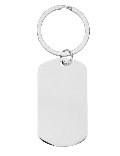 Stainless Steel Military Keychain