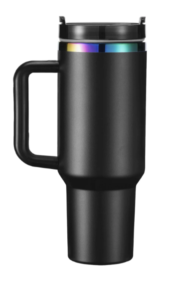 Stainless Steel Tumbler with Removable Handle (40oz)