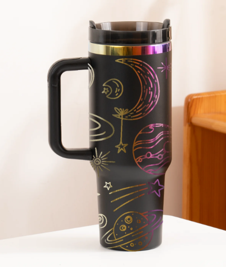 Stainless Steel Tumbler with Removable Handle (40oz)