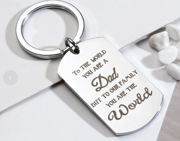 Stainless Steel Military Keychain