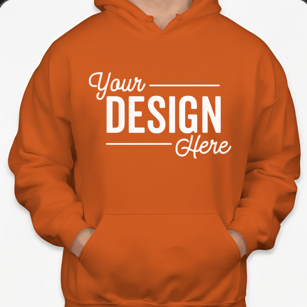 Orange Hoodie