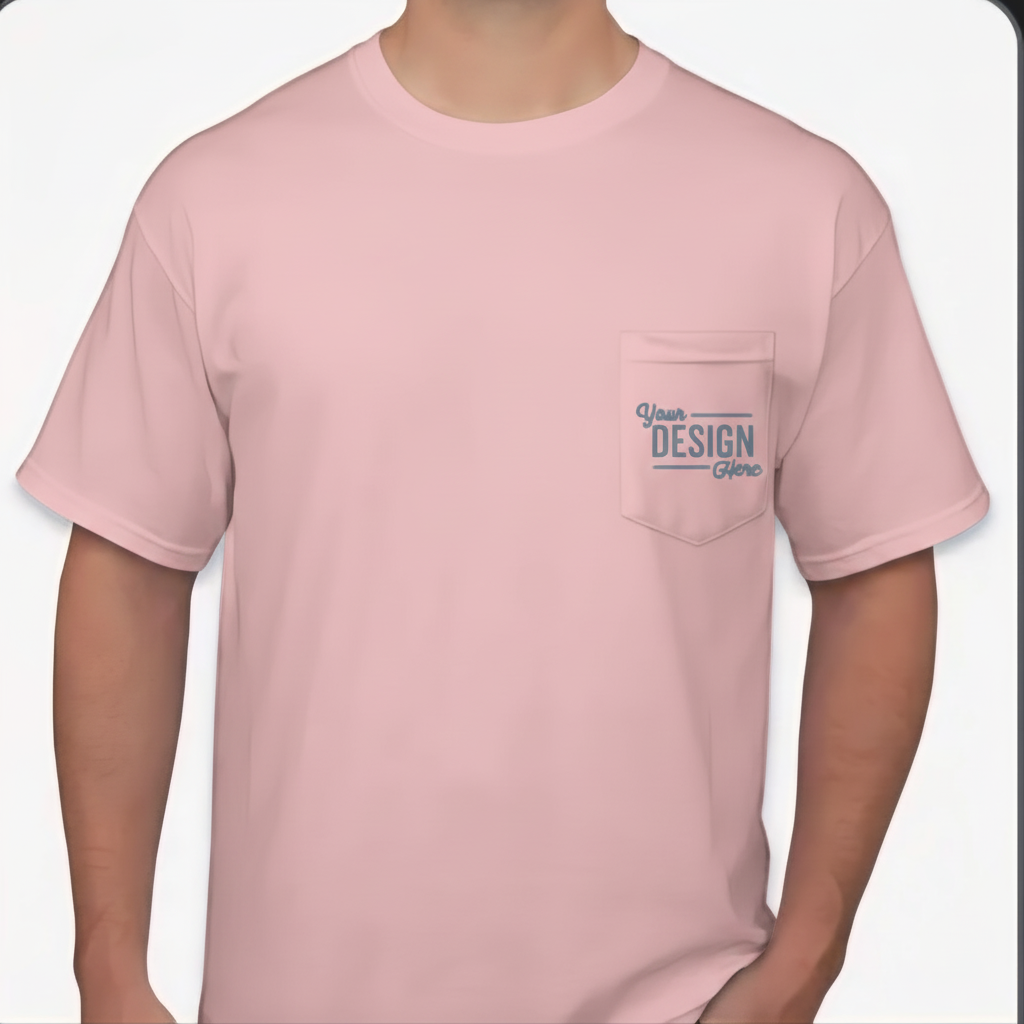Pink Pocket T-Shirt