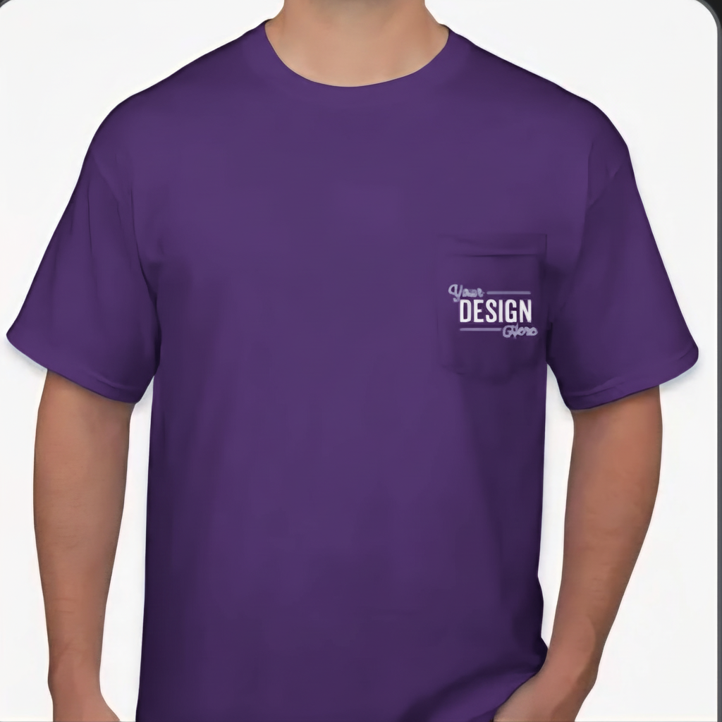 Purple Pocket T-Shirt