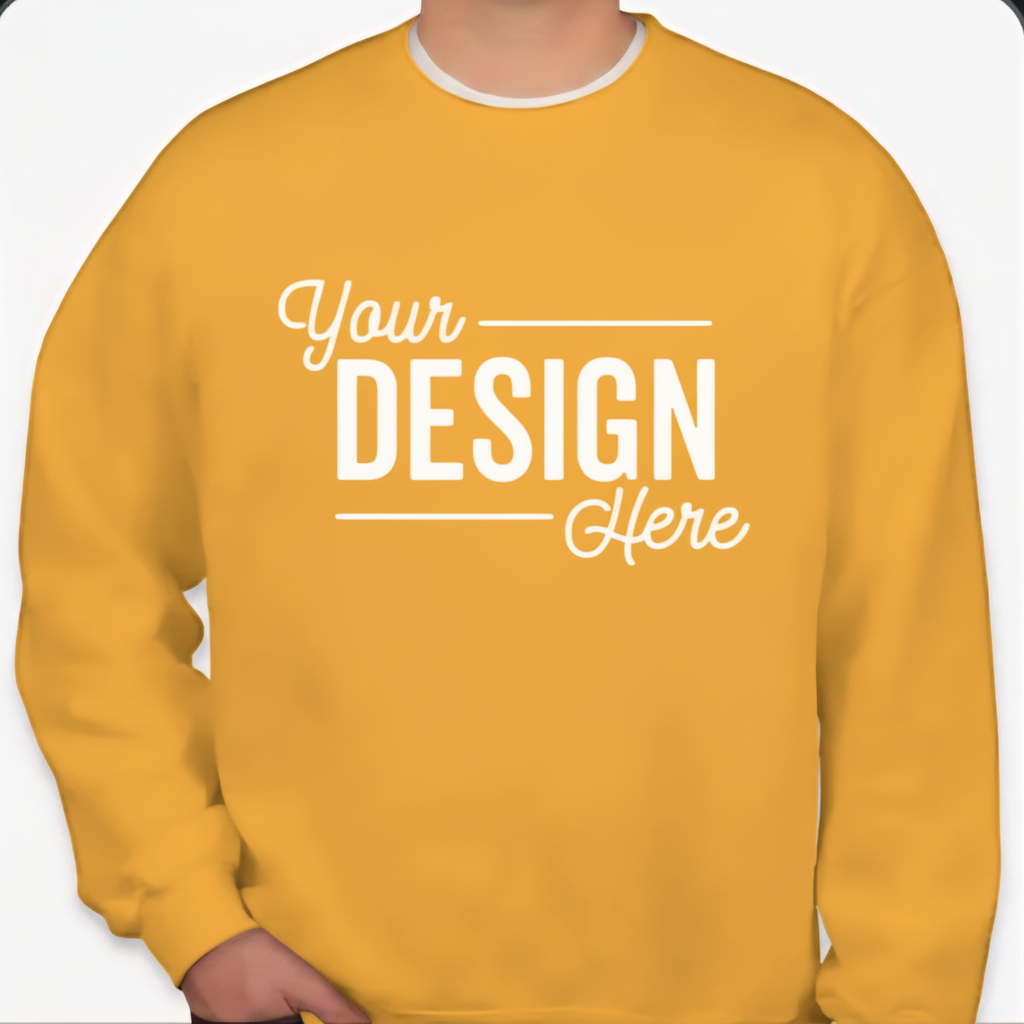 Yellow Long Sleeve Sweatshirt